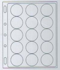 Folhas ENCAP para moedas em cpsulas 44/45